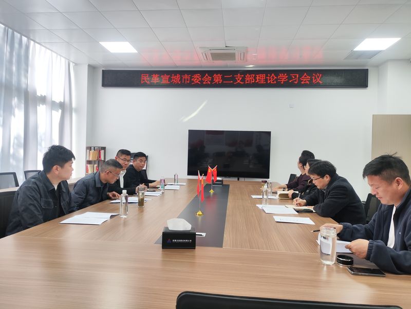 双岗建功展风采 实干笃行谱新篇 ——民革宣城市第二支部召开在职党员述职评议会议